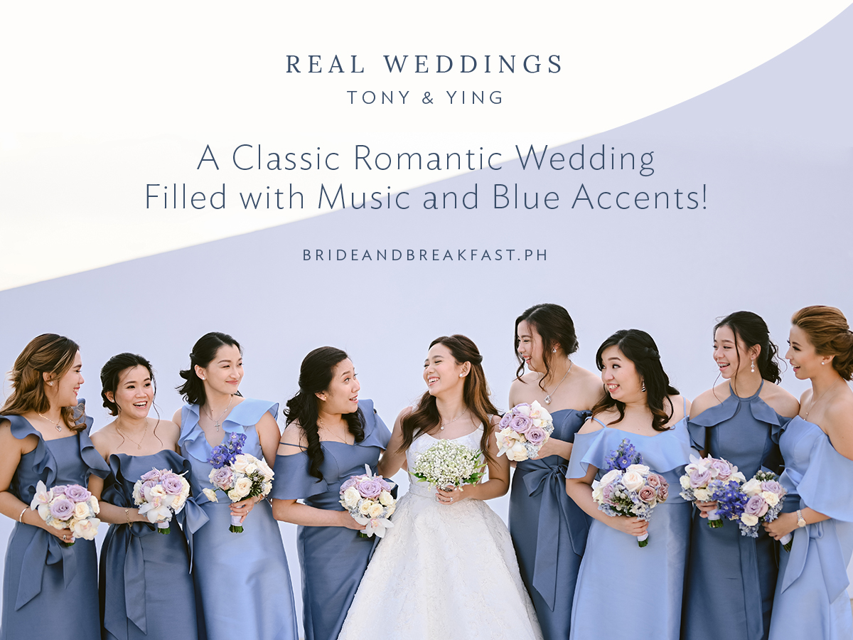 A Classic Romantic Wedding Filled with Music and Blue Accents!