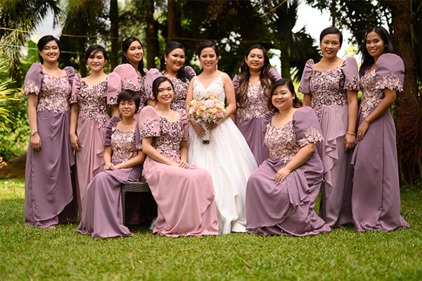 Custom Filipiniana Gown 6017CM - Barong Tagalog