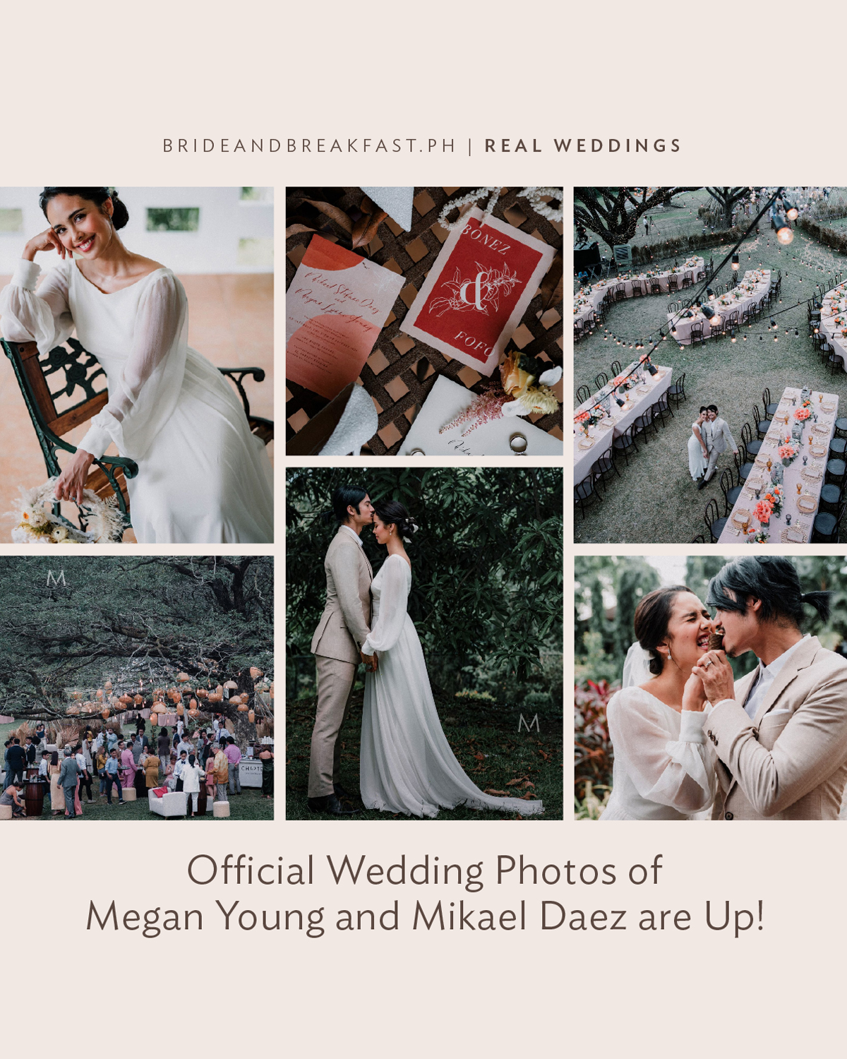 Official Wedding Photos of Megan Young and Mikael Daez are Up!