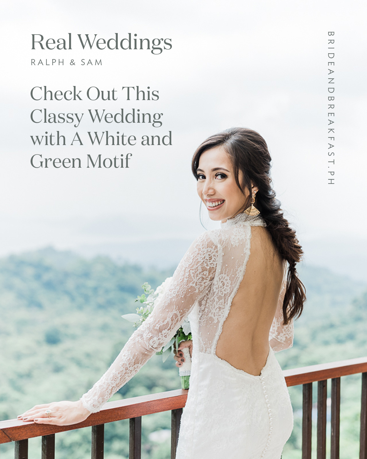 Check Out This Classy Wedding with A White and Green Motif