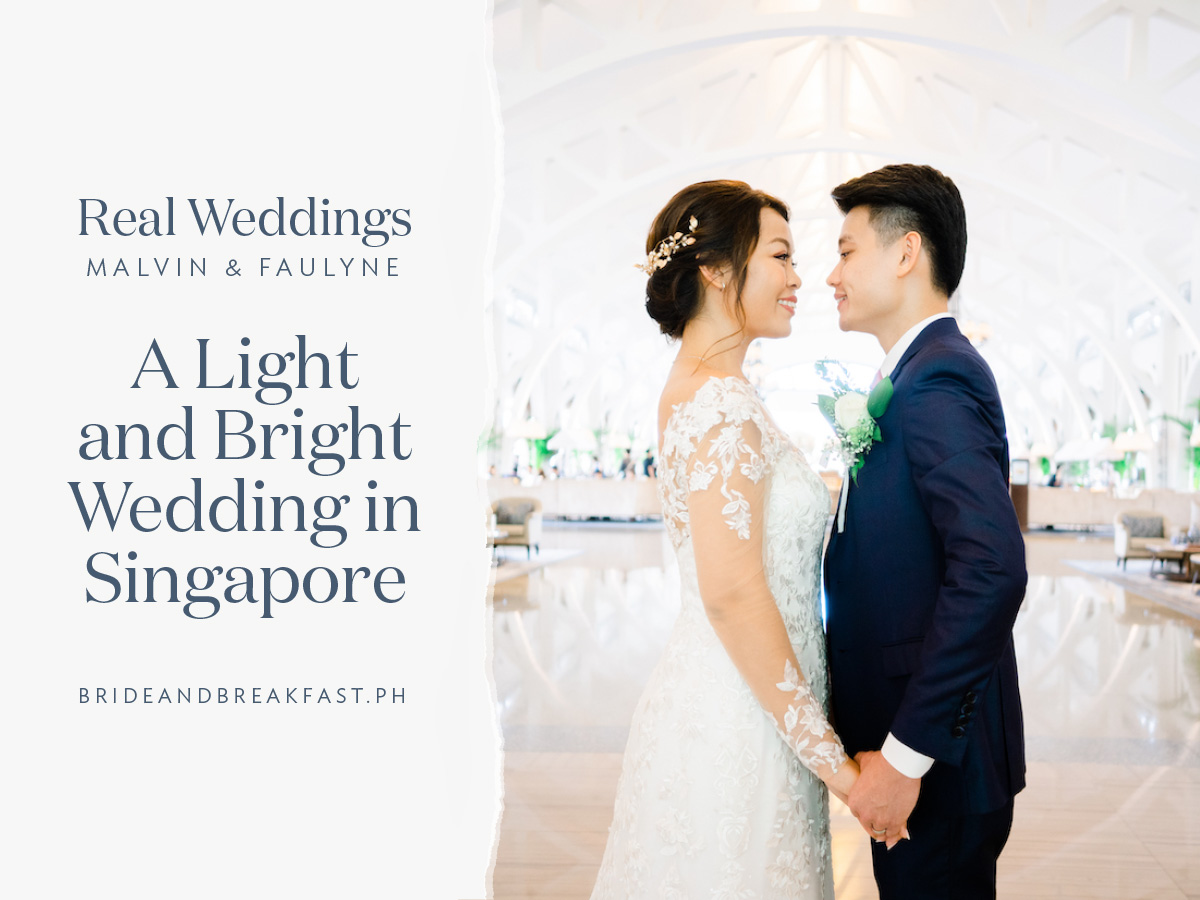 A Light and Bright Wedding in Singapore
