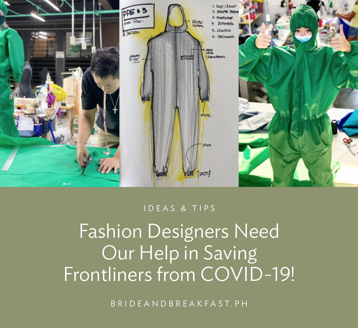 Fashion Designers Need Our Help in Saving Frontliners from COVID-19!