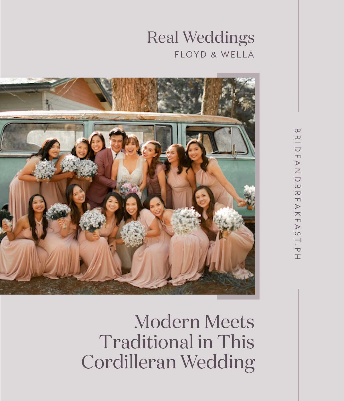 Modern Meets Traditional in This Cordilleran Wedding