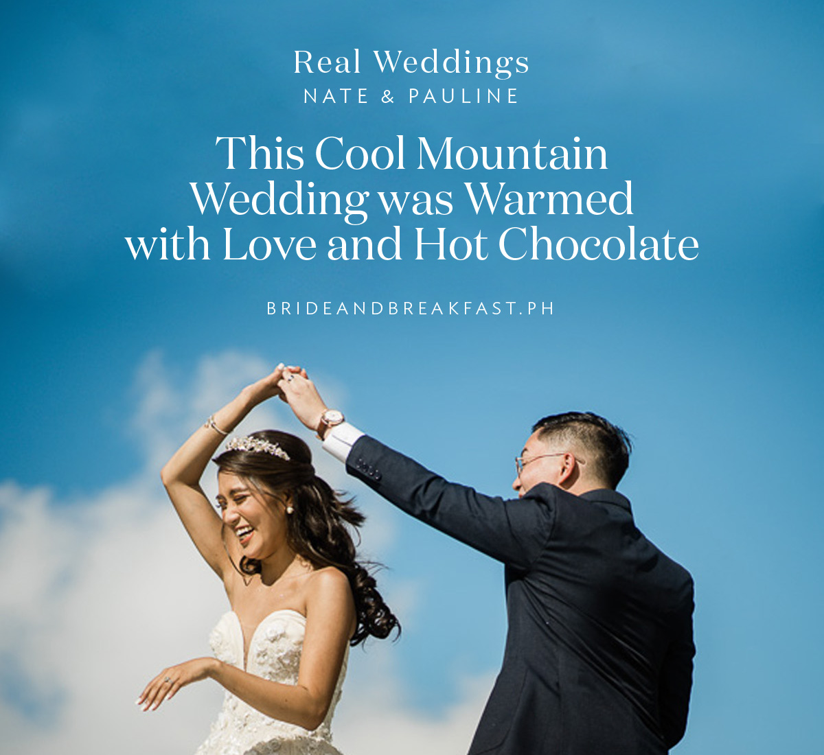 This Cool Mountain Wedding was Warmed with Love and Hot Chocolate