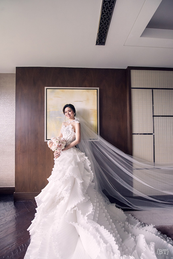 White, Gold, Pink, Blue, Wedding | Philippines Wedding Blog