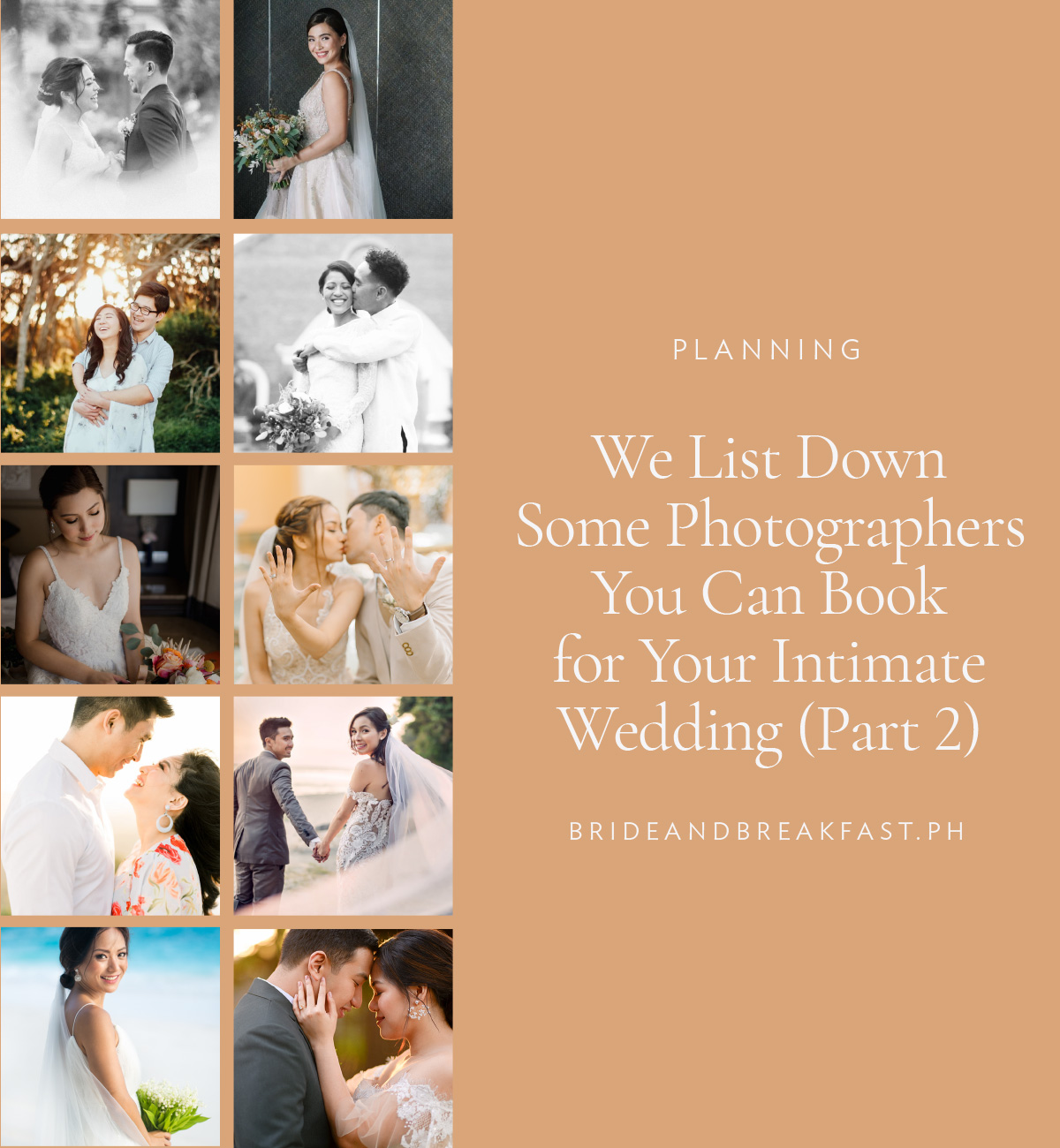 We List Down some Photographers You Can Book for Your Intimate Wedding (Part 2)