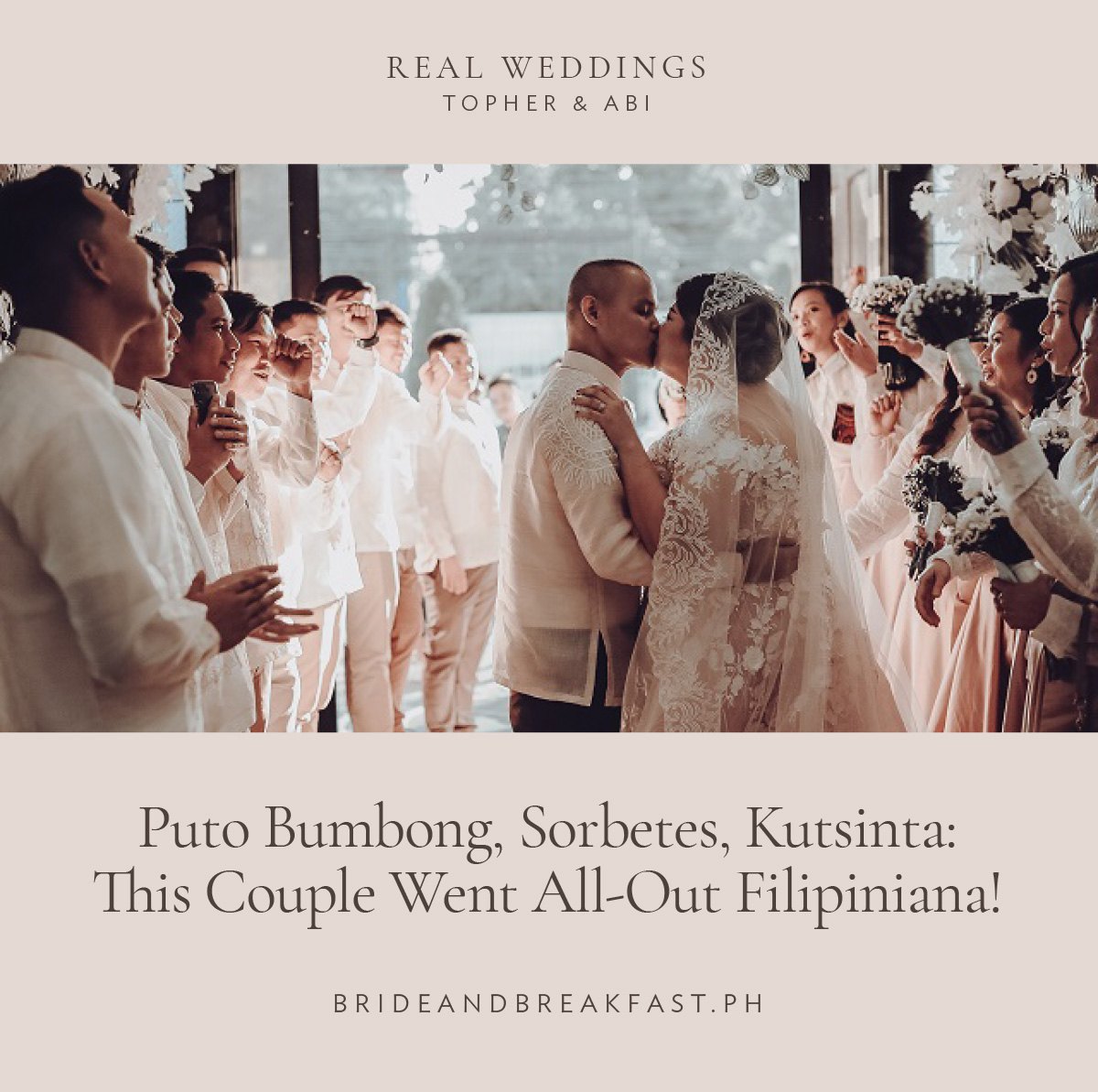 Puto Bumbong, Sorbetes, Kutsinta: This Couple Went All-Out Filipiniana!