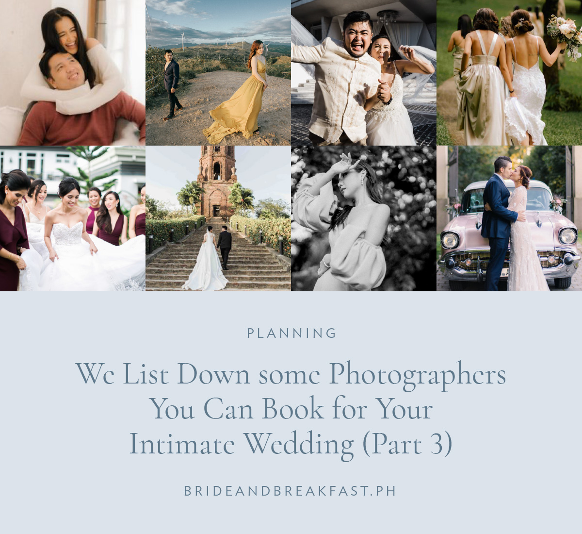We List Down Some Photographers You Can Book for Your Intimate Wedding (Part 3)