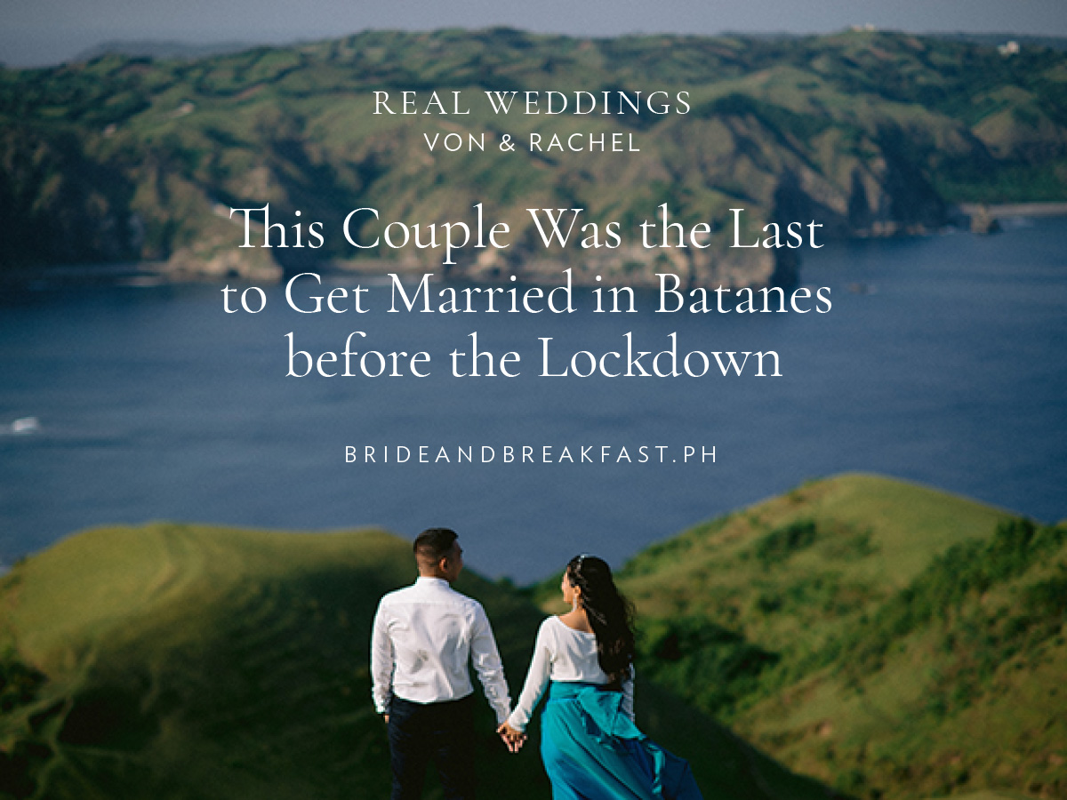 Buzzer Beater Wedding: This Couple Was the Last to Get Married in Batanes before the Lockdown
