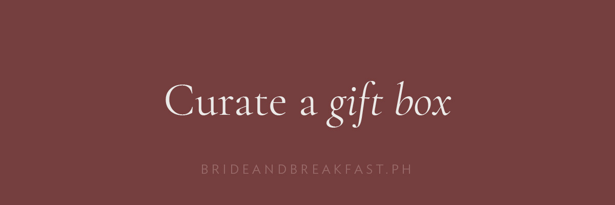 Curate a gift box