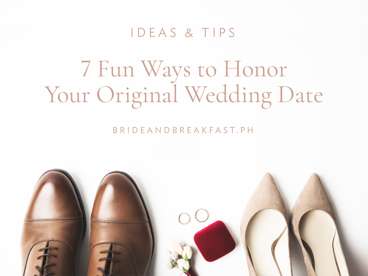 7 Fun Ways to Honor Your Original Wedding Date
