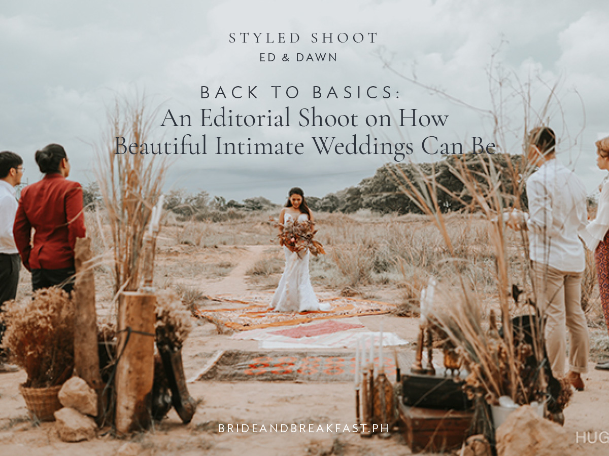 Back to Basics: An Editorial Shoot on How Beautiful Intimate Weddings Can Be