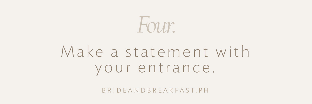 [LAYOUT 4 - Make a statement with your entrance.]