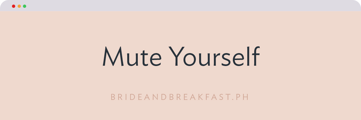 (Layout) Mute Yourself