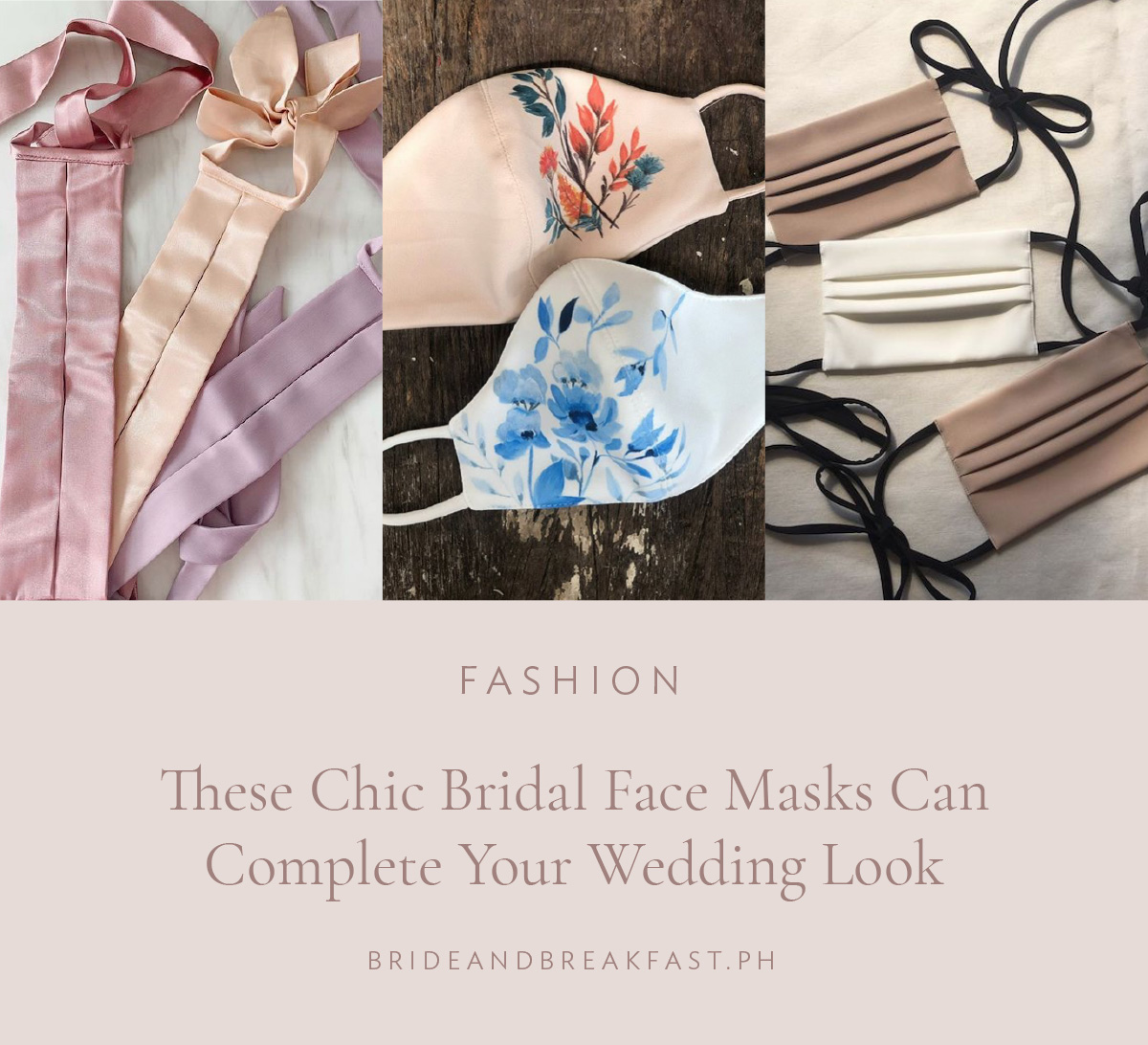 These Chic Bridal Face Masks Can Complete Your Wedding Look