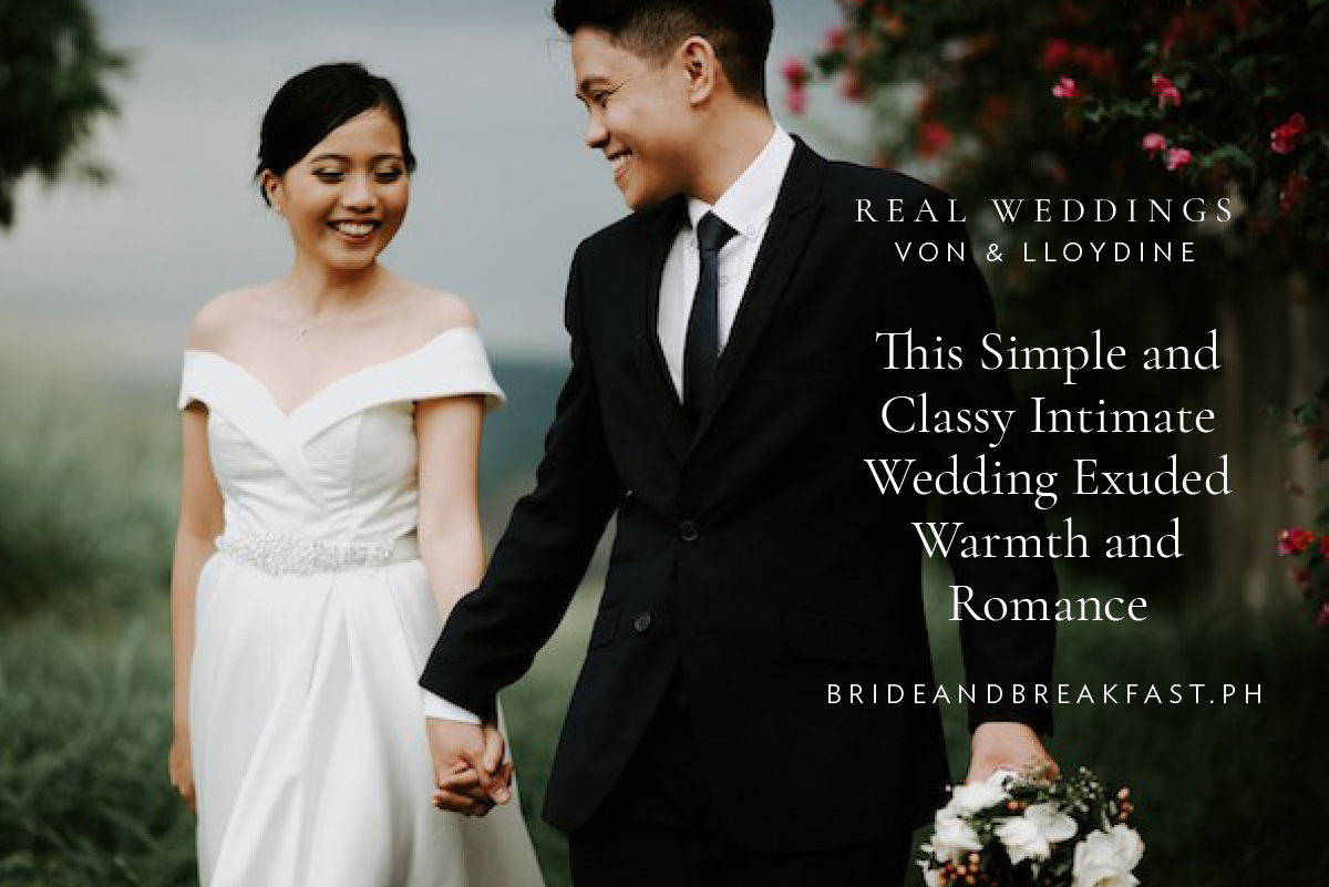 This Simple and Classy Intimate Wedding Exuded Warmth and Romance