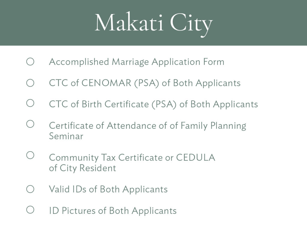 Getting A Marriage License in GCQ Philippines Wedding Blog
