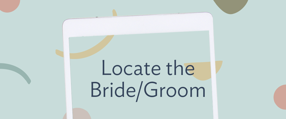 (Layout) Locate the Bride/Groom