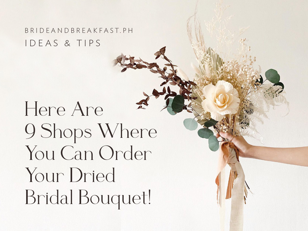 Here are 9 shops where you can order your dried bouquet