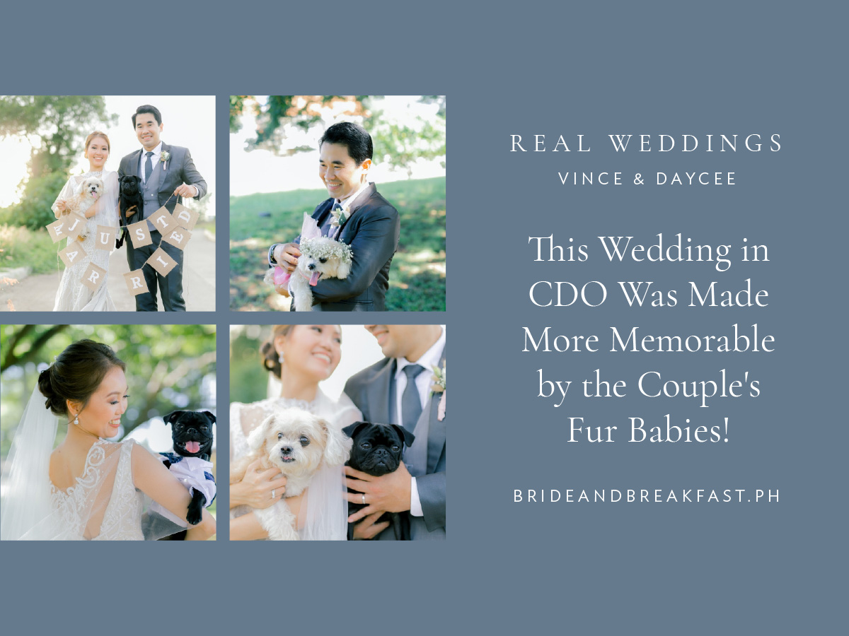 This Intimate Wedding in CDO Was Made More Memorable by the Couple's Fur Babies!