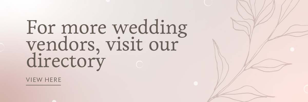 For more wedding vendors, visit our directory 