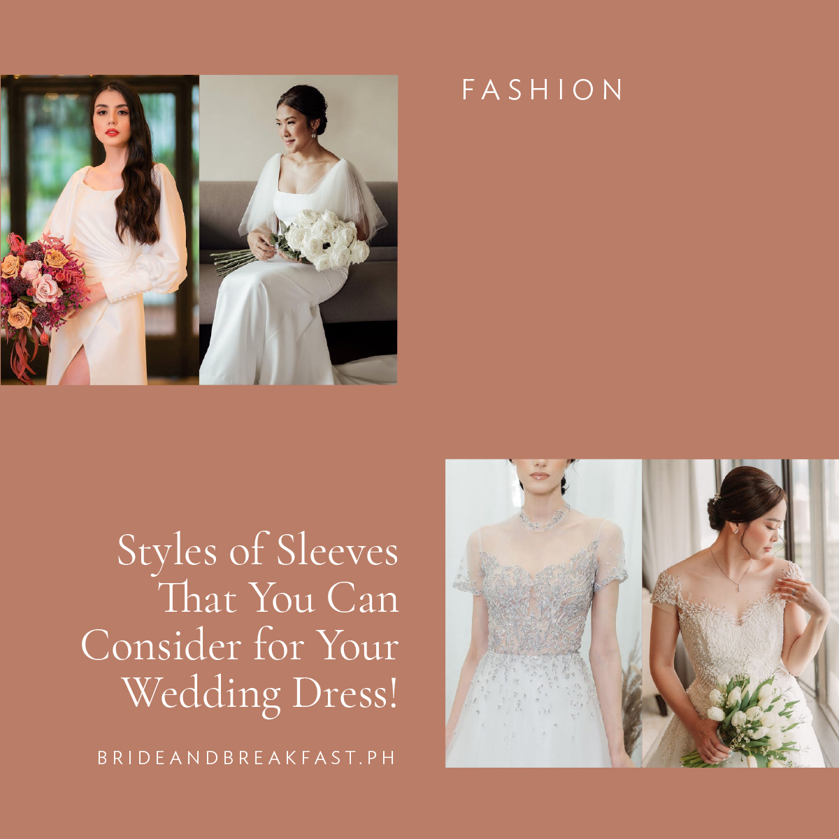 8 Styles of Sleeves That You Can Consider for Your Wedding Dress!