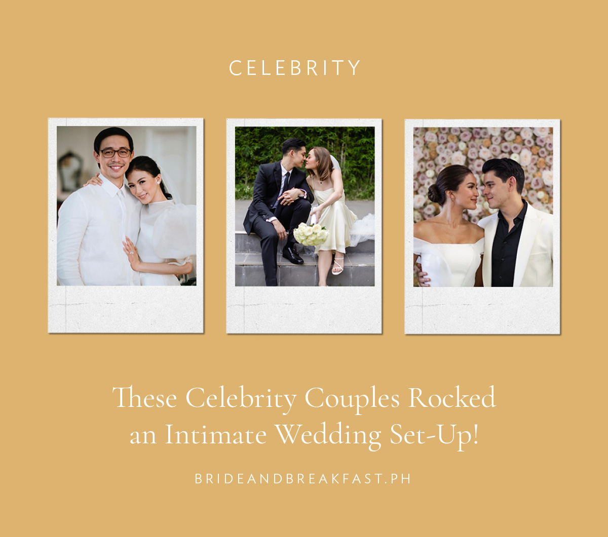 These Celebrity Couples Rocked an Intimate Wedding Set-Up!