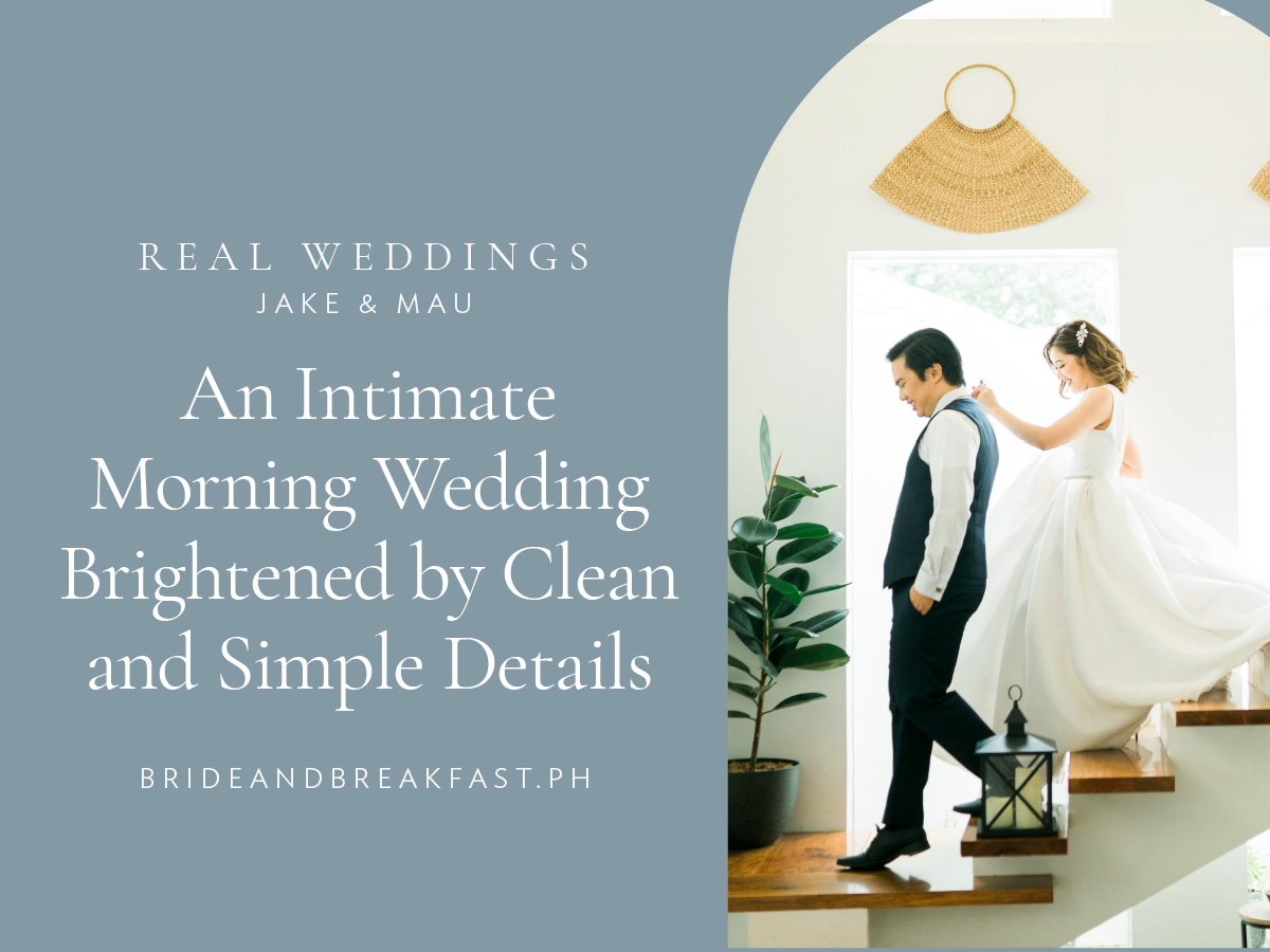 An Intimate Morning Wedding Brightened by Clean and Simple Details