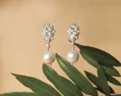 The Estela Rosita Pearl Drop Earrings are made using an ancient technique in jewelry making called granulation wherein, after a long and tedious preparation process, tiny globules of metal are manually pieced and soldered together to form its decorative floral features. Only the most skilled and determined artisans are capable of mastering this technique. This pair features freshwater pearls sourced locally from Philippine waters for that added dainty touch to any outfit.