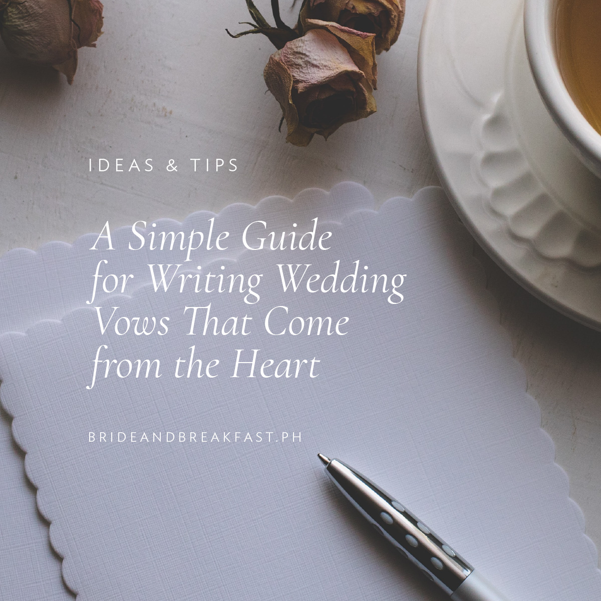 A Simple Guide for Writing Wedding Vows That Come from the Heart