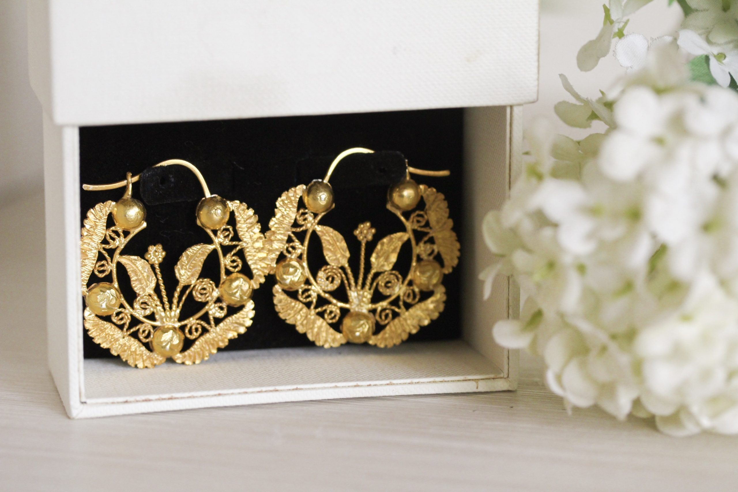 Intricately crafted Felicia Creolla earrings made for the modern Filipina. Wear your heritage loud and proud!