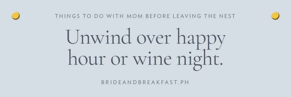 [LAYOUT 7 - Unwind over happy hour or wine night.] 