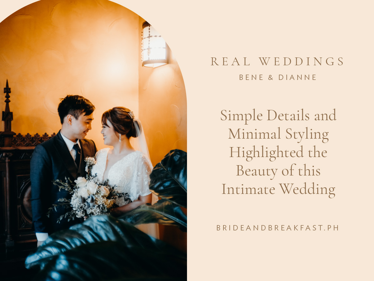 Simple Details and Minimal Styling Highlighted the Beauty of this Intimate Wedding