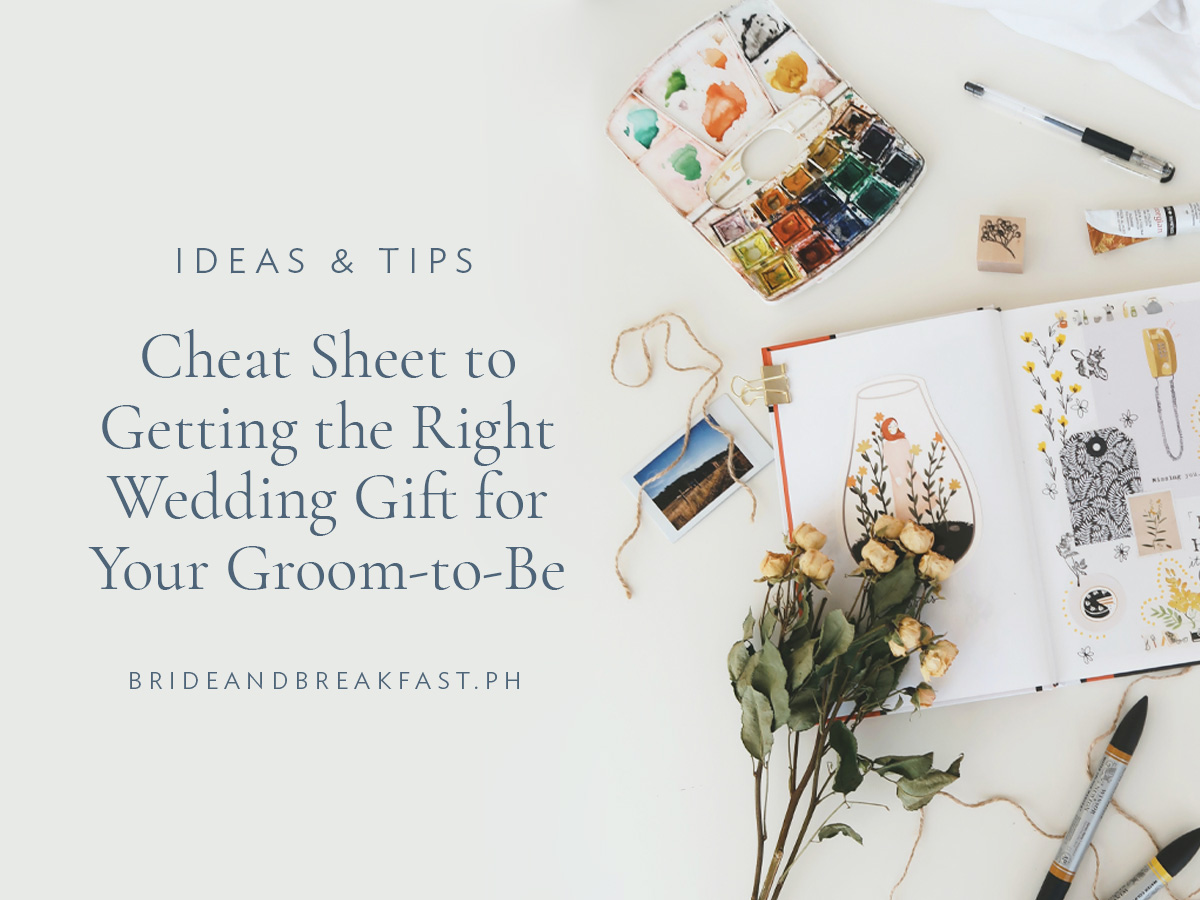 Cheat Sheet to Getting the Right Wedding Gift for Your Groom-to-Be