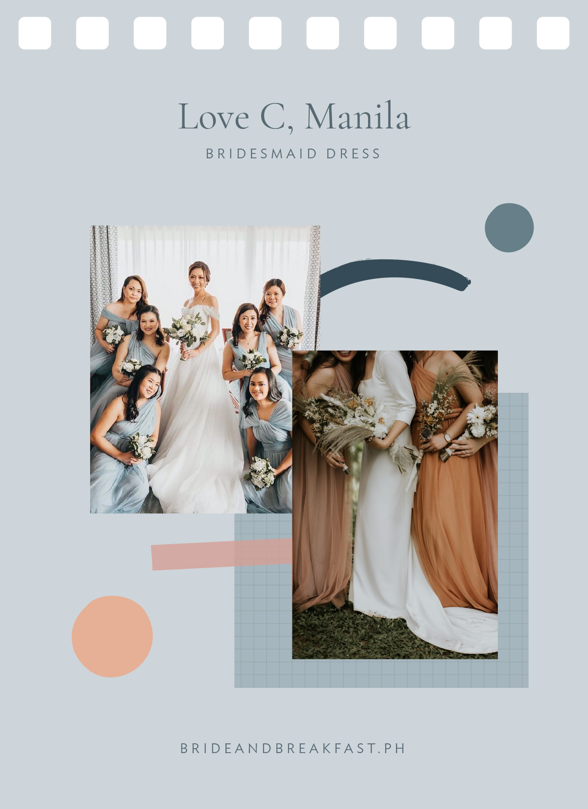 (Card Layout) Love C, Manila (Bridesmaid Dresses)