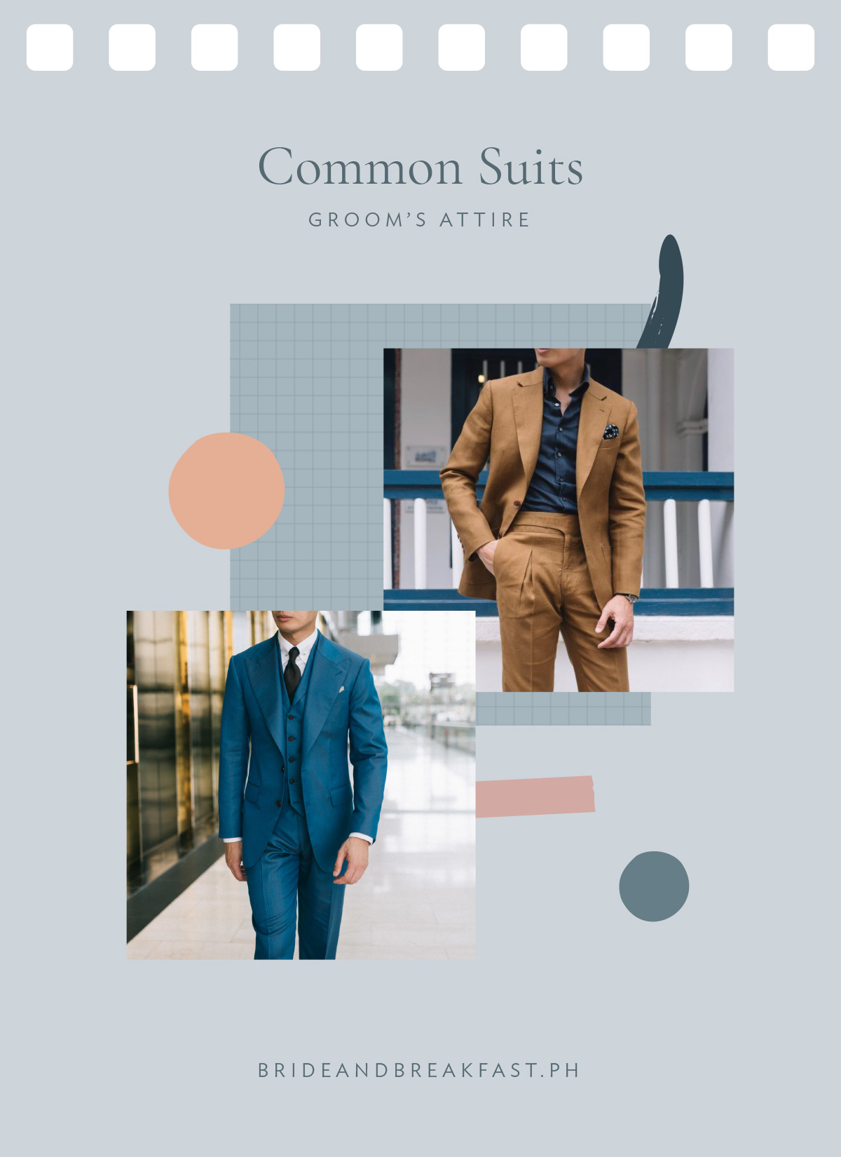 (Card Layout) Common Suits (Groom's Attire)