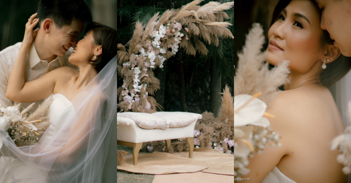 Lush and Neutral Backyard Wedding | Philippines Wedding Blog