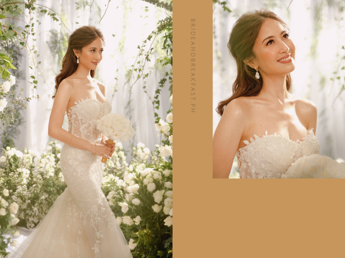 Patricia santos wedding top gown