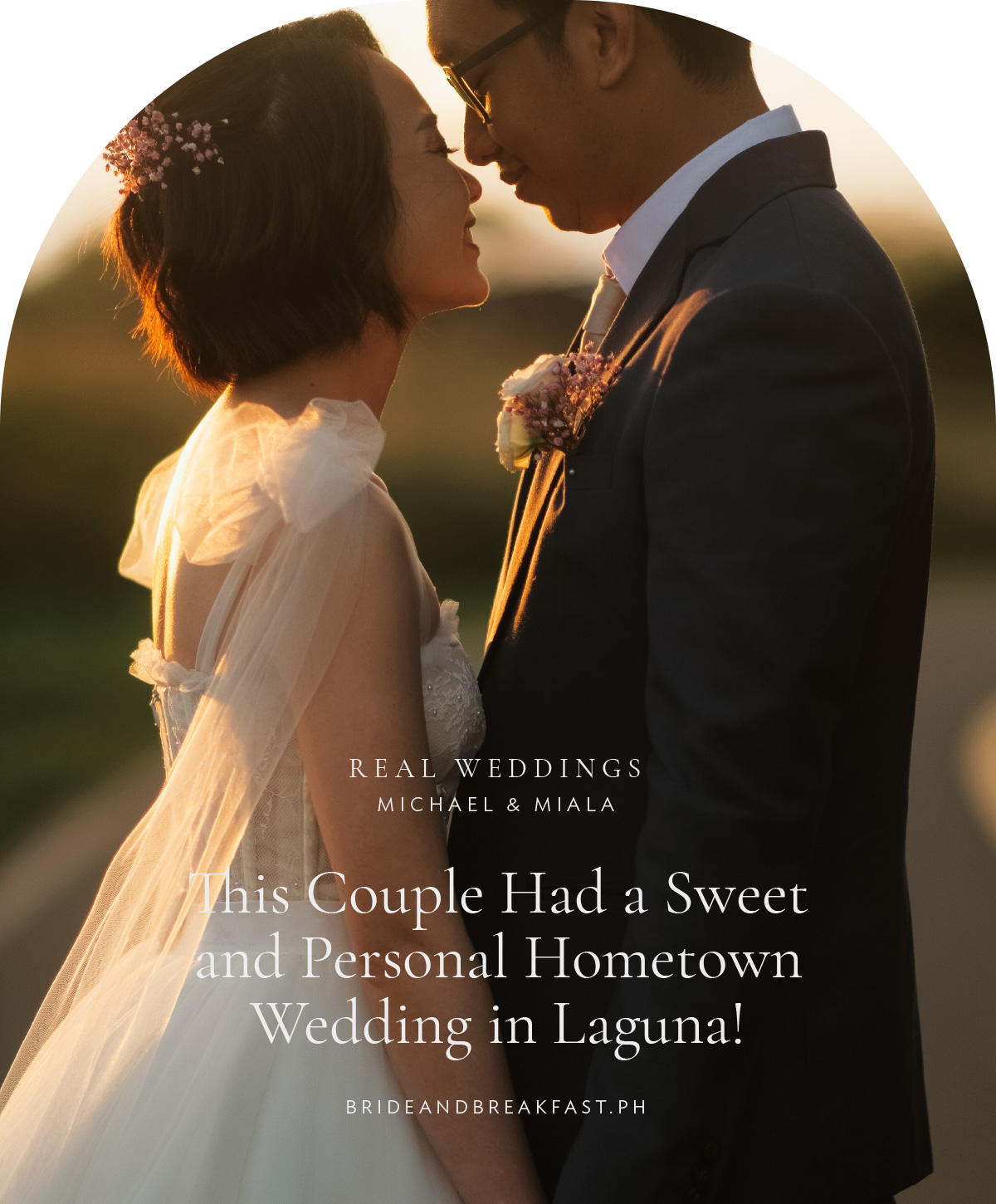 This Couple Had a Sweet and Personal Hometown Wedding in Laguna!