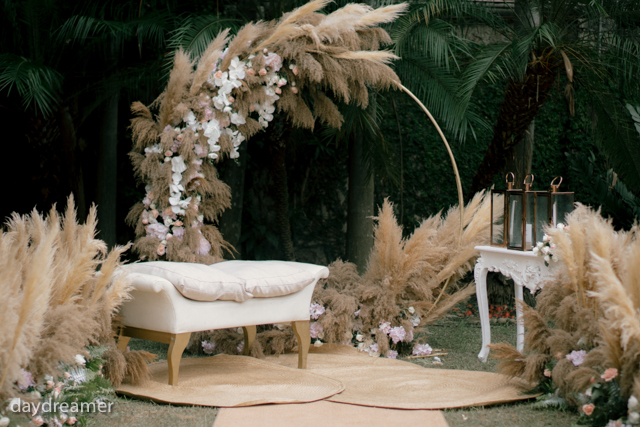 Lush and Neutral Backyard Wedding | Philippines Wedding Blog