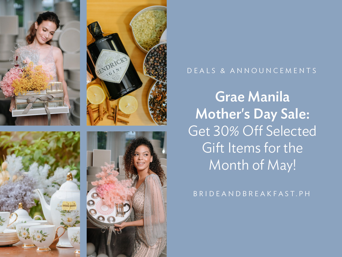 Grae Manila Mother's Day Sale: Get 30% Off Selected Gift Items for the Month of May!