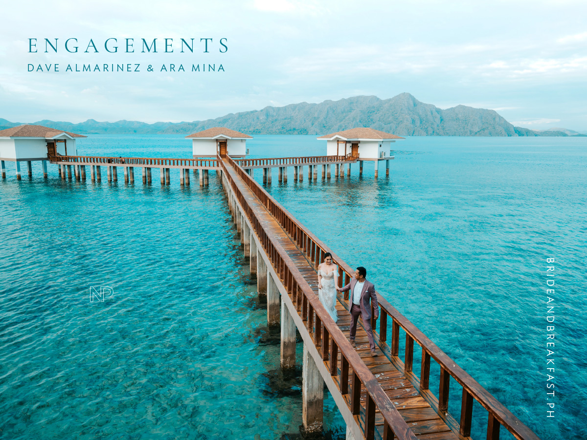 Official Photos: Dave Almarinez and Ara Mina's Breathtaking Engagement Shoot In Palawan