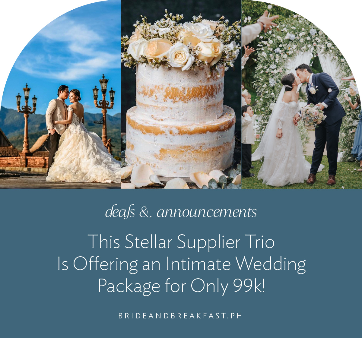 This Stellar Supplier Trio Is Offering an Intimate Wedding Package for Only 99k!