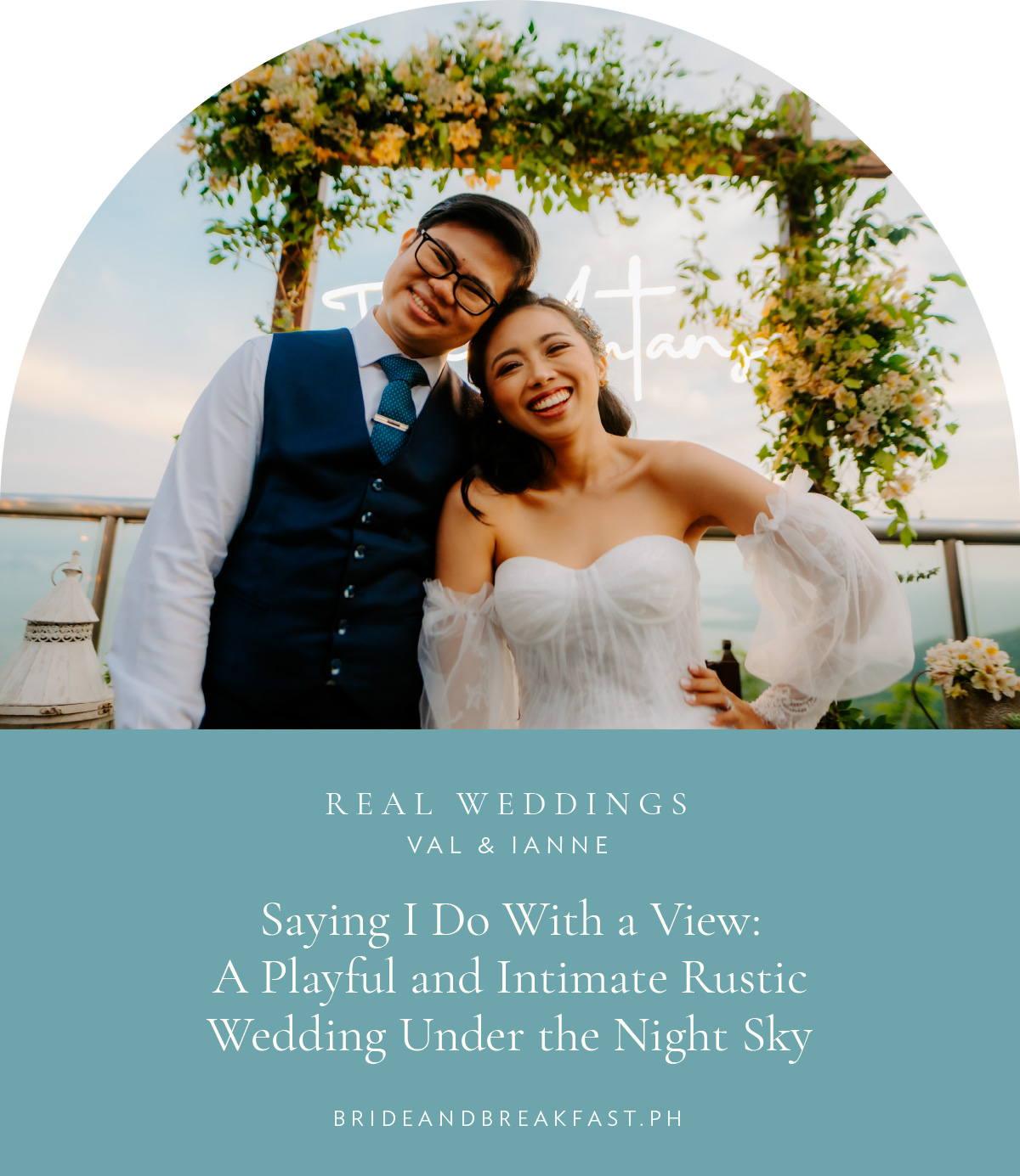 Saying I Do With a View: A Playful and Intimate Rustic Wedding Under the Night Sky