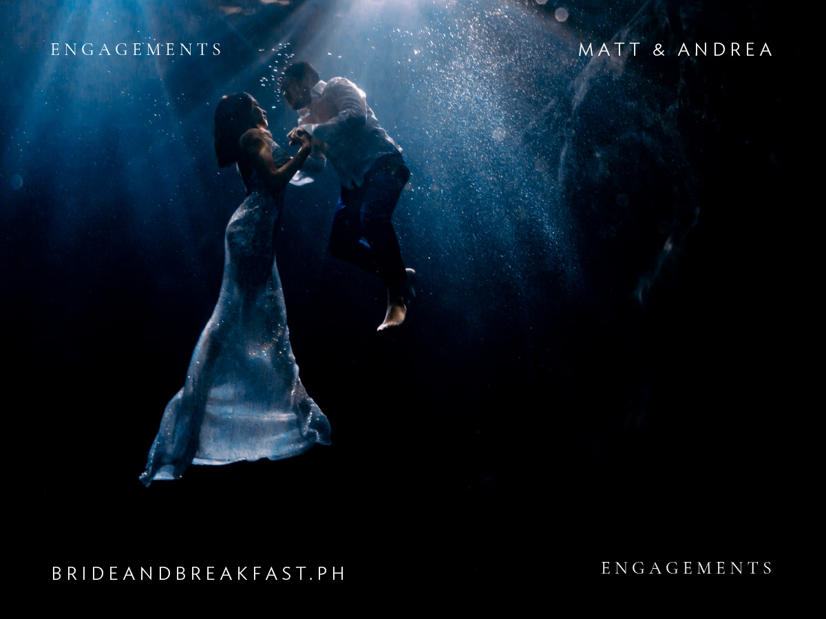 These Free Divers Had the Most Surreal Underwater Engagement Shoot!