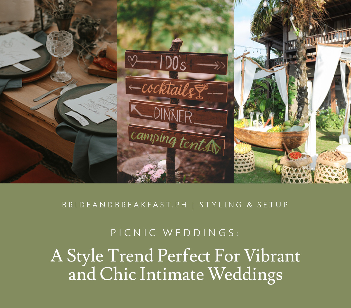 Picnic Weddings: A Style Trend Perfect For Vibrant and Chic Intimate Weddings