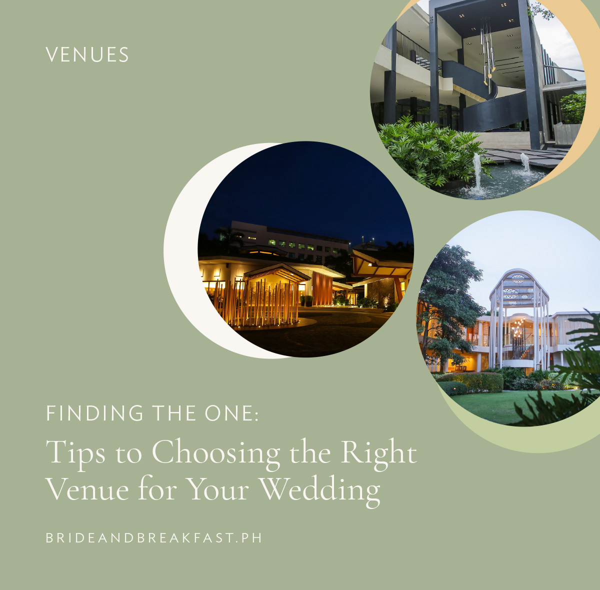 Finding the One: 5 Tips to Choosing the Right Venue for Your Wedding