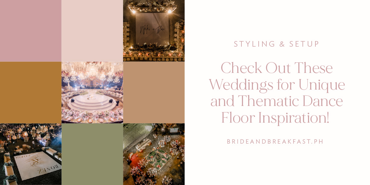 Check Out These Weddings for Unique and Thematic Dance Floor Inspiration!