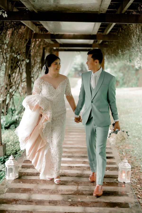 unique wedding dresses with color