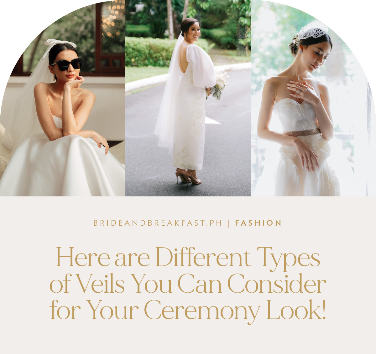 Here are Different Types of Veils You Can Consider for Your Ceremony Look!